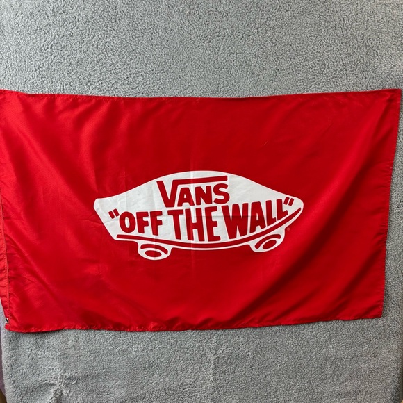 Vans Other - Vans Red and White Wall Flag